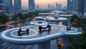 le déploiement massif de vertiports révolutionne l'infrastructure de recharge des scooters volants, facilitant leur adoption et transformant la mobilité urbaine.