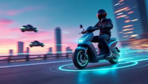 découvrez comment l'intelligence artificielle anticollision assure la sécurité optimale des pilotes débutants de scooters volants, facilitant une expérience de conduite fiable et sécurisée.